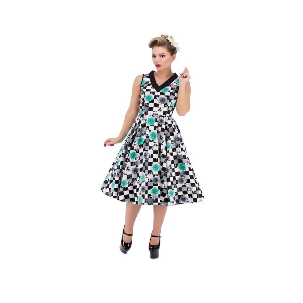 H&R London Tulips Floral Swing Dress